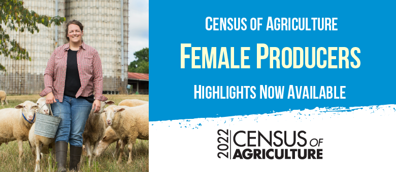 2022 Census of Agriculture - Female Producers Highlights are now available.